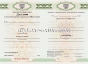 Диплом ПТУ, училища образца с 2010 года